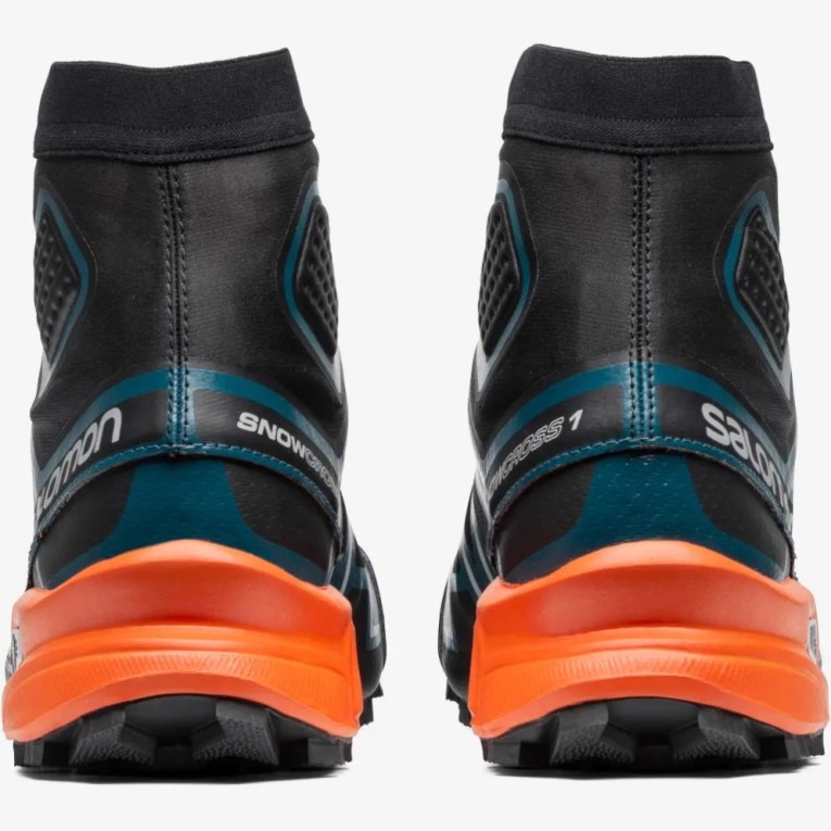 Black / Turquoise Salomon Snowcross Advanced Men's Sneakers | IE CX9371